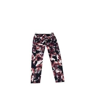 Victoria's Secret Sport Knockout Leggings | Black Floral | Size M Short